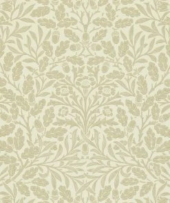 Lulu And Georgia Morris & Co. Acorn Wallpaper, Sisal Swatch