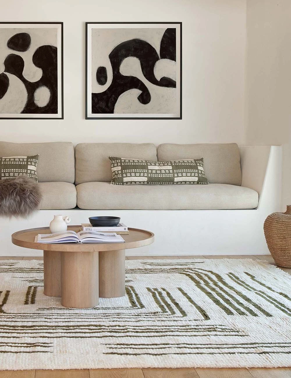 earth_maze_living_room_4919-long_lumbars-throw-art-site_crop-2_31a83eb9-a855-4ca2-95e3-daa136ec80af.jpg Lulu And Georgia Artful Proportions Collection Stonewalk Pillow By Élan Byrd