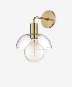 Lulu And Georgia Edrina Sconce Curved + Rounded