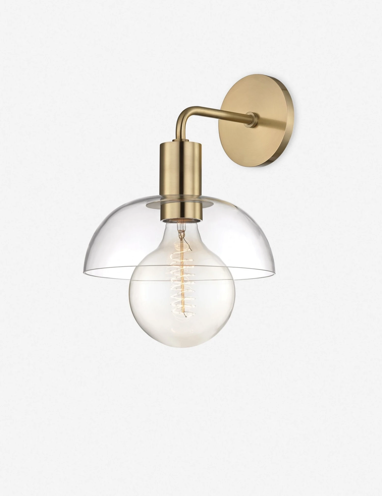 edrina-sconce-aged-brass_copy.jpg Lulu And Georgia Edrina Sconce Curved + Rounded