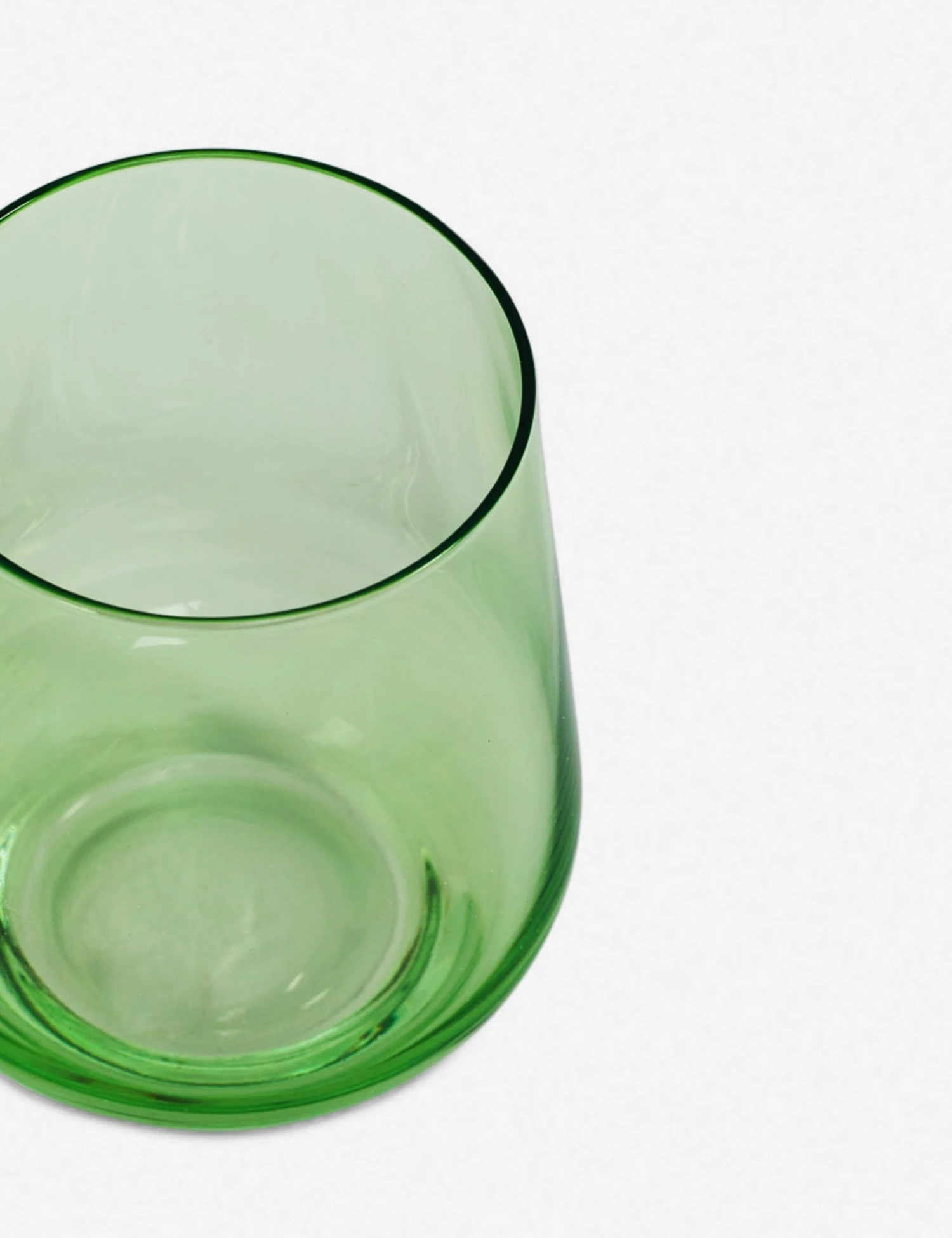 estelle_stemware_mint_324.jpg Lulu And Georgia Estelle Stemless Wine Glass, (Set Of 6)