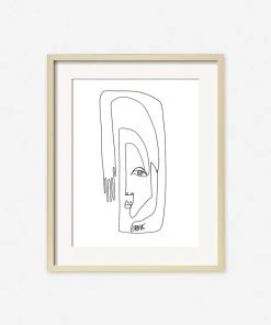 Lulu And Georgia Face + Hand' Print By Damienne Merlina Walls