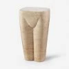 Lulu And Georgia Paris Stool, Travertine 2 Lulu And Georgia Paris Stool, Travertine