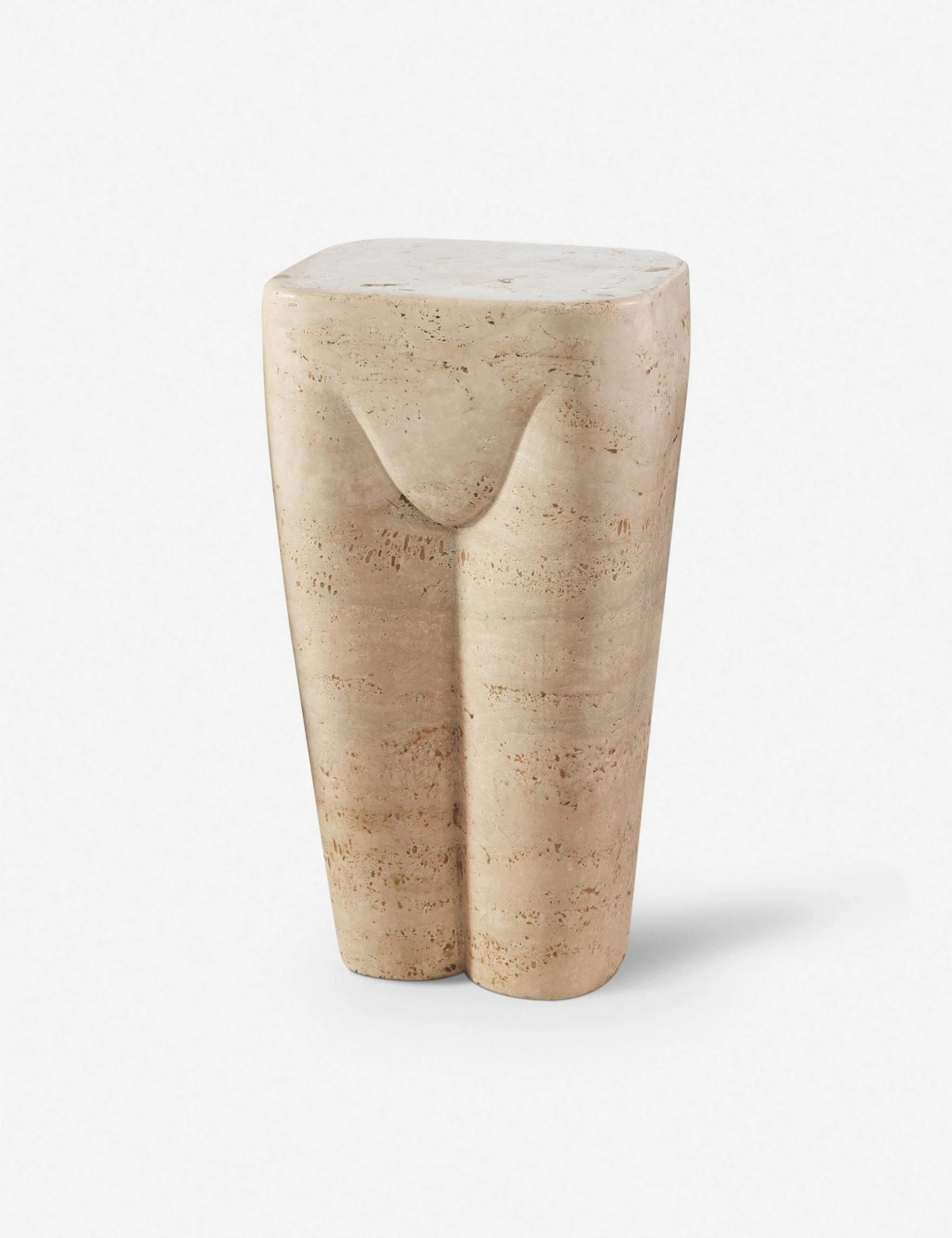 Lulu And Georgia Paris Stool, Travertine 3 Lulu And Georgia Paris Stool, Travertine