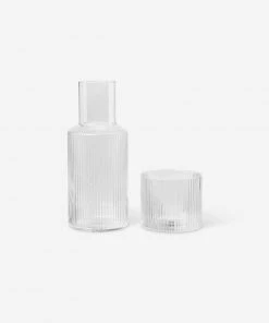 Lulu And Georgia Rian Ripple Bedside Carafe Set