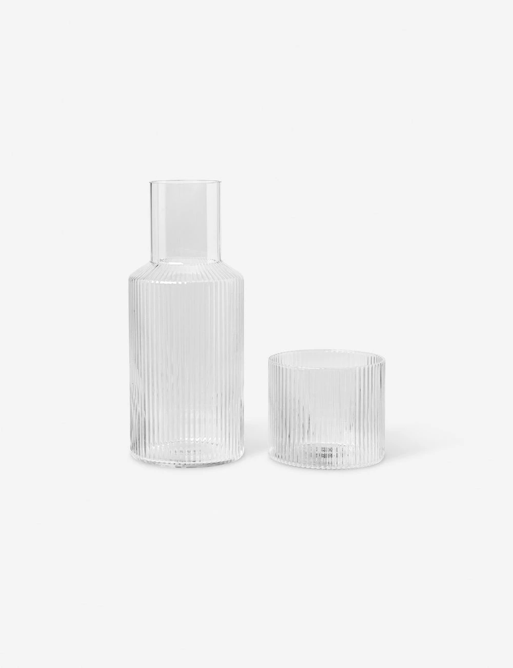 Lulu And Georgia Rian Ripple Bedside Carafe Set 3 Lulu And Georgia Rian Ripple Bedside Carafe Set