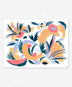 Lulu And Georgia 'Abstract Petals' Print By Fernanda Martinez Walls