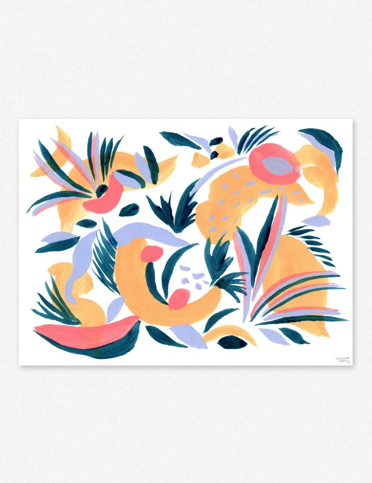 fernanda_-_abstract_petals_unframed_93684db0-05ec-4dbc-8dd6-933feacfe207.jpg Lulu And Georgia 'Abstract Petals' Print By Fernanda Martinez Walls