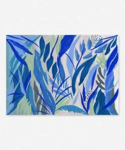 Lulu And Georgia Walls 'Blue Plants' Print By Fernanda Martinez