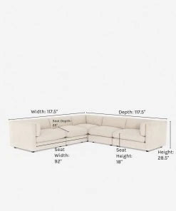 Lulu And Georgia Gennie Corner Sectional Sofa Furniture