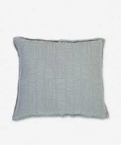 Lulu And Georgia Earth Tones Pom Pom At Home Harbour Matelassé Euro Sham