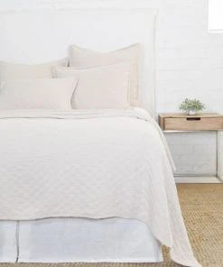 Lulu And Georgia Pom Pom At Home Ojai Matelassé Coverlet Earth Tones