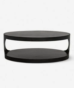Lulu And Georgia Leigha Oval Coffee Table Curved + Rounded