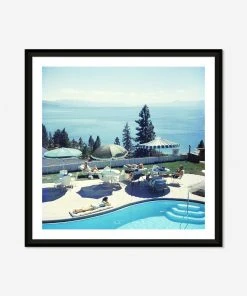 Lulu And Georgia Slim Aarons By Getty Images Gallery 'Pool At Lake Tahoe' - Photography Print Walls