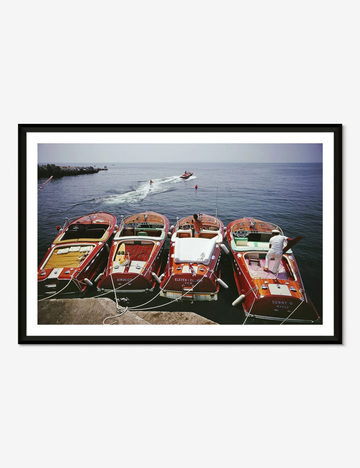 Lulu And Georgia Slim Aarons By Getty Images Gallery 'Waterskiing From The Hotel Du Cap-Eden-Roc' Photography Print 3 Lulu And Georgia Slim Aarons By Getty Images Gallery 'Waterskiing From The Hotel Du Cap-Eden-Roc' Photography Print