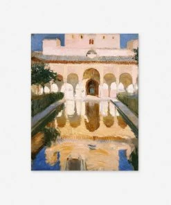 Lulu And Georgia'Hall Of The Ambassadors, Alhambra, Granada' Wall Art By Joaquin Sorolla Y Bastida Walls