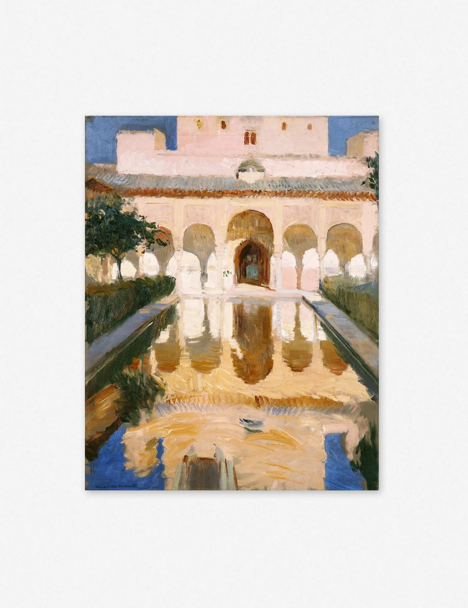 Lulu And Georgia 'Hall Of The Ambassadors, Alhambra, Granada' Wall Art By Joaquin Sorolla Y Bastida Walls 3 Lulu And Georgia 'Hall Of The Ambassadors, Alhambra, Granada' Wall Art By Joaquin Sorolla Y Bastida Walls