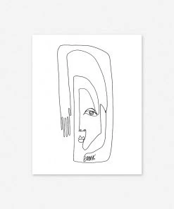 Lulu And Georgia Face + Hand' Print By Damienne Merlina Walls