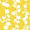 Lulu And Georgia Hollyhock Wallpaper By Clare V., Yellow