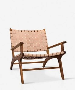 Lulu And Georgia Jaslene Leather Accent Chair