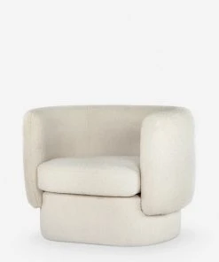 Lulu And Georgia Zaha Accent Chair Curved + Rounded