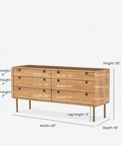 Lulu And Georgia Karma 6-Drawer Dresser Furniture 16 Lulu And Georgia Karma 6-Drawer Dresser Furniture