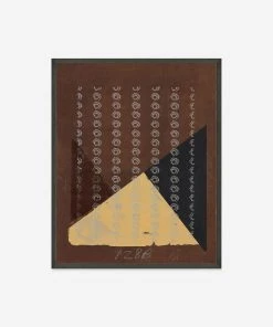 Lulu And Georgia 'Kimono Stencil 1 Cream' Wall Art By ZBC House