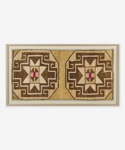 Lulu And Georgia Leyah Vintage Textile Wall Art Earth Tones