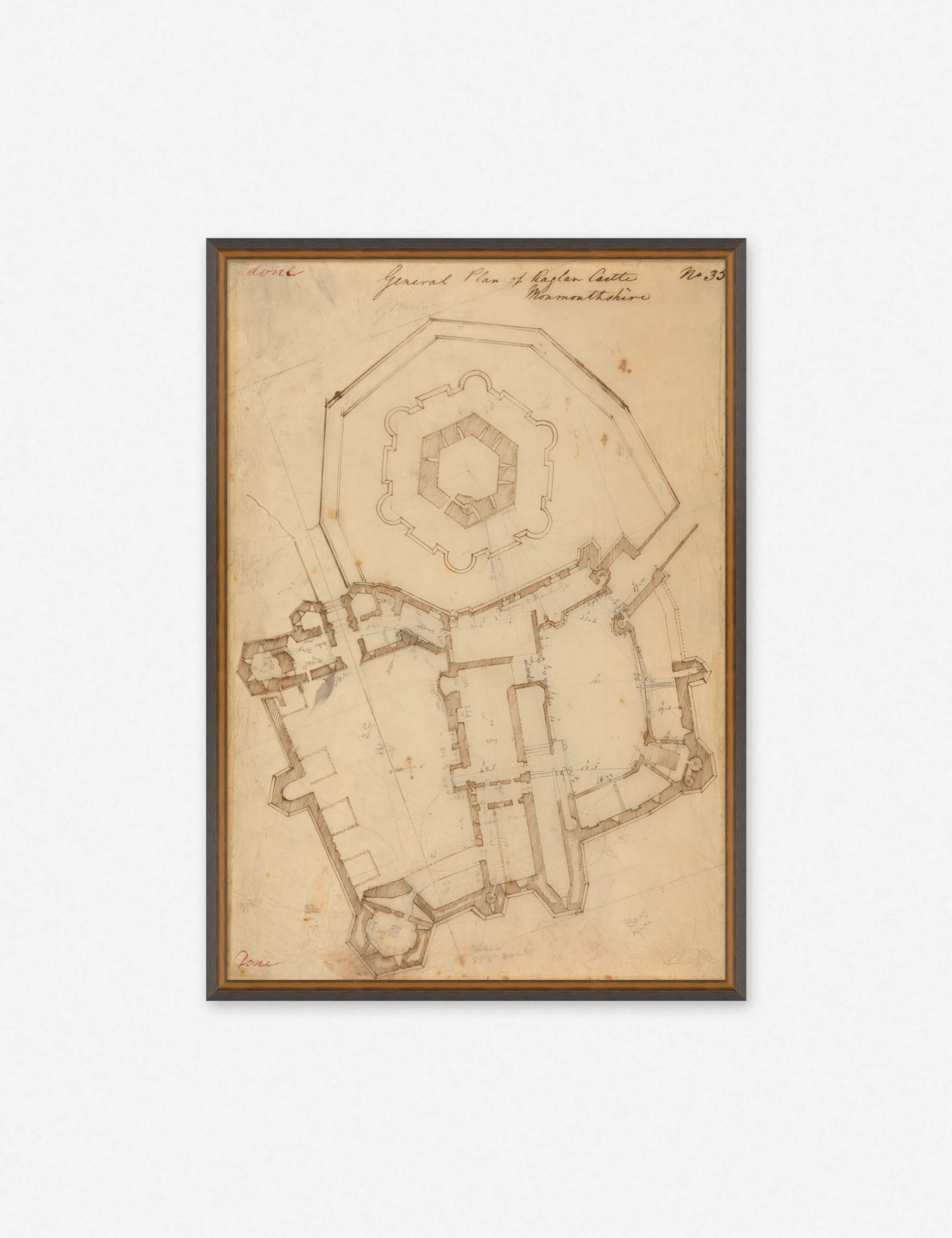 lulu-20-0009.jpg Lulu And Georgia Earth Tones 'Garden Plan' Print