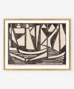 Lulu And Georgia Walls 'Japanese Woodcuts - Boats' Print