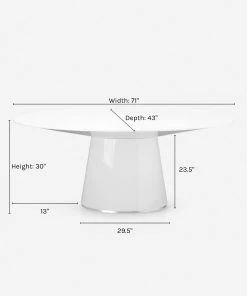 Lulu And Georgia Magar Oval Dining Table