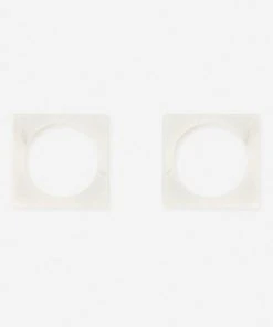Lulu And Georgia Modernist Napkin Ring Set Muted Pastels