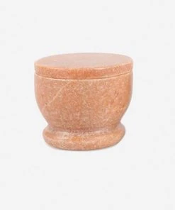 Lulu And Georgia Marble Lidded Cellar