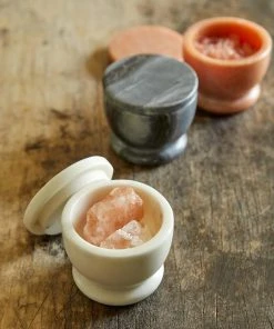 Lulu And Georgia Marble Lidded Cellar