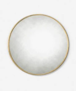 Lulu And Georgia Curved + Rounded Mercedes Round Mirror