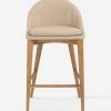 Lulu And Georgia Milo Counter Stool Curved + Rounded