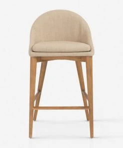 Lulu And Georgia Milo Counter Stool Curved + Rounded