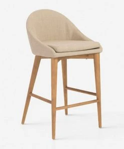Lulu And Georgia Milo Counter Stool Curved + Rounded