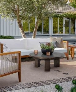 Lulu And Georgia Outdoor Collection Canta Indoor / Outdoor Round Coffee Table 4 Lulu And Georgia Outdoor Collection Canta Indoor / Outdoor Round Coffee Table