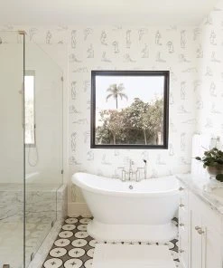 Lulu And Georgia Minimalist Nude Wallpaper Walls