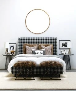 Lulu And Georgia Curved + Rounded Mercedes Round Mirror