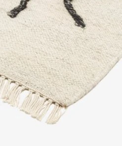 Lulu And Georgia Moroccan Flatweave Rug, Black And Natural By Sarah Sherman Samuel Sarah Sherman Samuel Collection