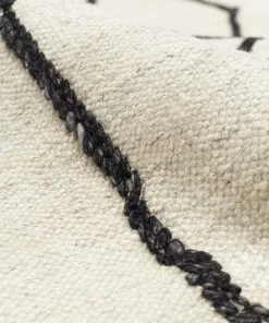 Lulu And Georgia Moroccan Flatweave Rug, Black And Natural By Sarah Sherman Samuel Sarah Sherman Samuel Collection