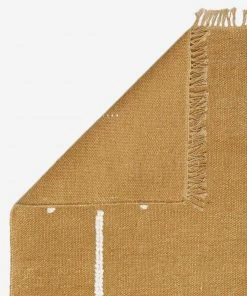 Lulu And Georgia Moroccan Flatweave Rug, Ochre By Sarah Sherman Samuel Sarah Sherman Samuel Collection