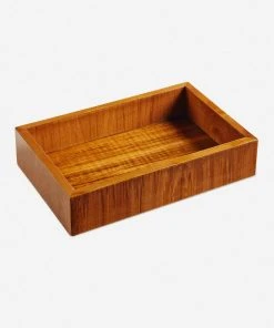 Lulu And Georgia Nemma Amenities Tray, Teak Décor