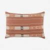 Lulu And Georgia Malva Lumbar Pillow, Brick