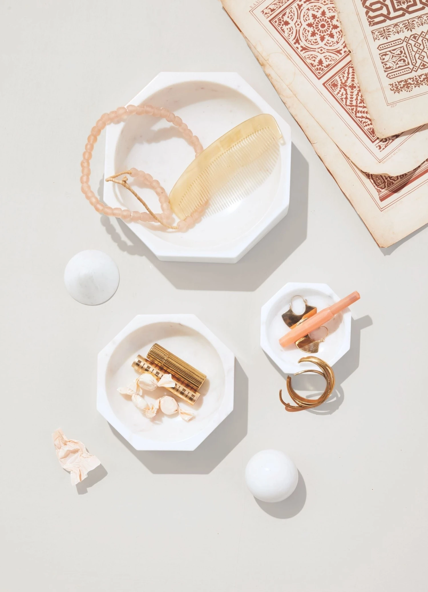 Lulu And Georgia Modernist Octagonal Bowls Malene Barnett Kindred Collection 9 Lulu And Georgia Modernist Octagonal Bowls Malene Barnett Kindred Collection