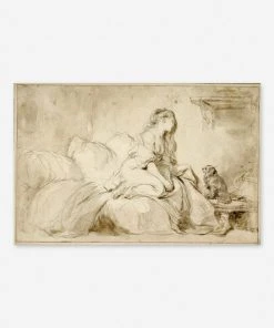 Lulu And Georgia 'Oh! IF Only He Were As Faithful To Me' Wall Art By Jean-Honoré Fragonard, Original Work Held By The J. Paul Getty Museum Earth Tones 4 Lulu And Georgia 'Oh! IF Only He Were As Faithful To Me' Wall Art By Jean-Honoré Fragonard, Original Work Held By The J. Paul Getty Museum Earth Tones