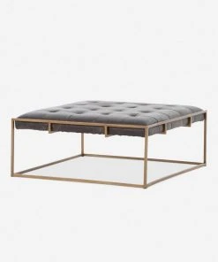 Lulu And Georgia Furniture Olwina Square Leather Coffee Table