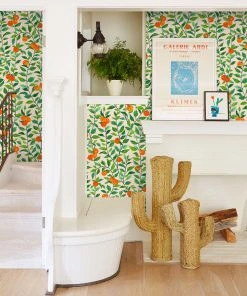 Lulu And Georgia Orange Crush Wallpaper By Nathan Turner Walls 7 Lulu And Georgia Orange Crush Wallpaper By Nathan Turner Walls